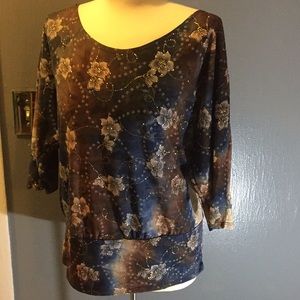 Brittany Black Flower Embroidered Blouse 05